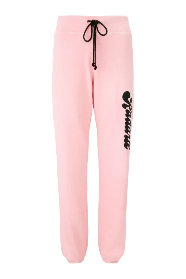 Bottoms*Rodarte Bubble Font Logo Pink Sweatpant