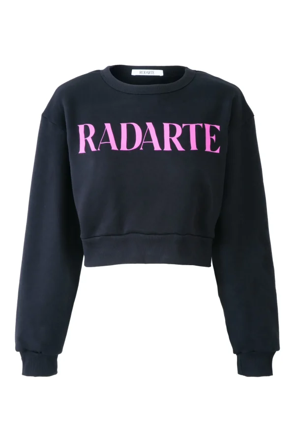 Sweatshirts*Rodarte Radarte Cropped Sweatshirt