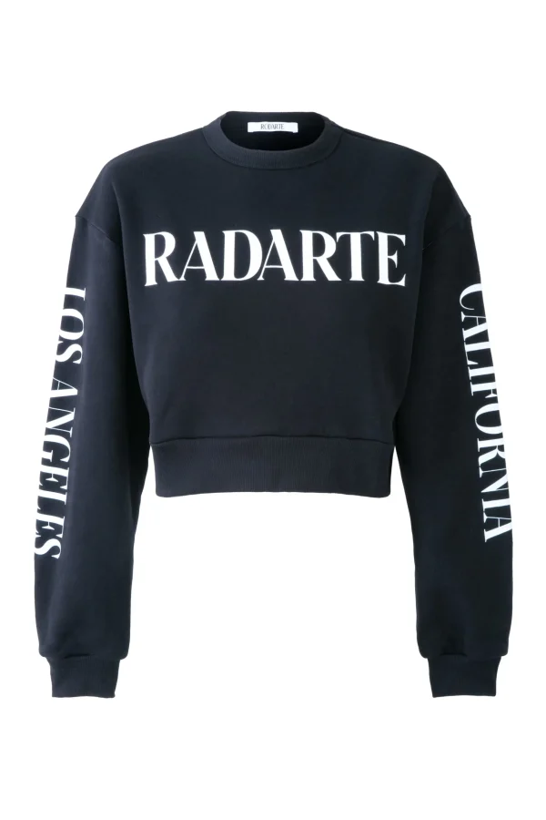 Sweatshirts*Rodarte Radarte Cropped Sweatshirt