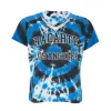 Tie-Dye*Rodarte Radarte Logo Tie Dye T-Shirt With Rhinestone Detail