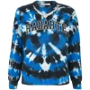 Tie-Dye*Rodarte Radarte Tie Dye Sweatshirt With Rhinestone Necklace