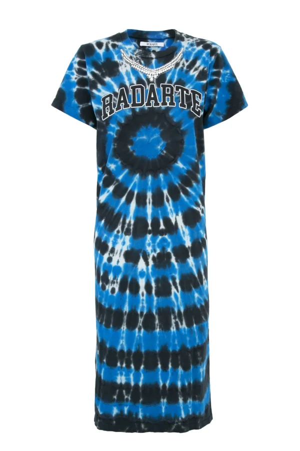 Tie-Dye*Rodarte Tie Dye Radarte T-Shirt Dress With Rhinestone Detail