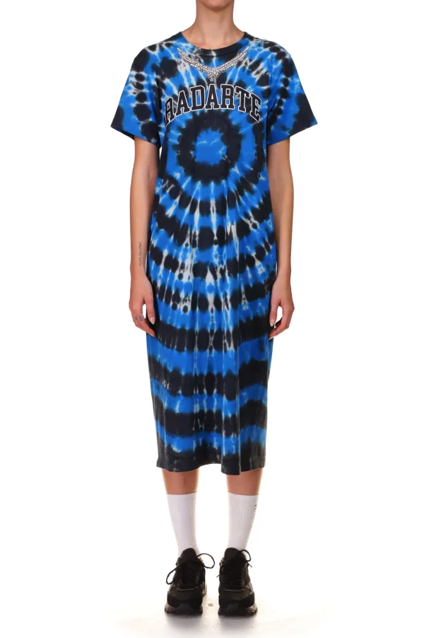 Tie-Dye*Rodarte Tie Dye Radarte T-Shirt Dress With Rhinestone Detail